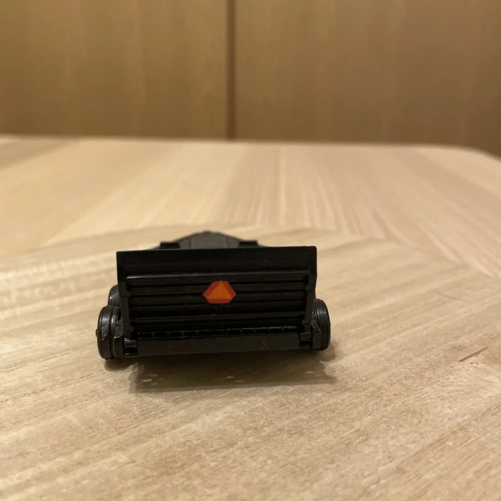 Vintage ERTL Flatbed Trailer 1/64 Diecast Black Dual Axle Farm Toy